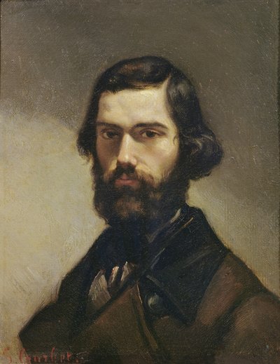 Portret van Jules Valles (1832-85) ca. 1861 door Gustave Courbet